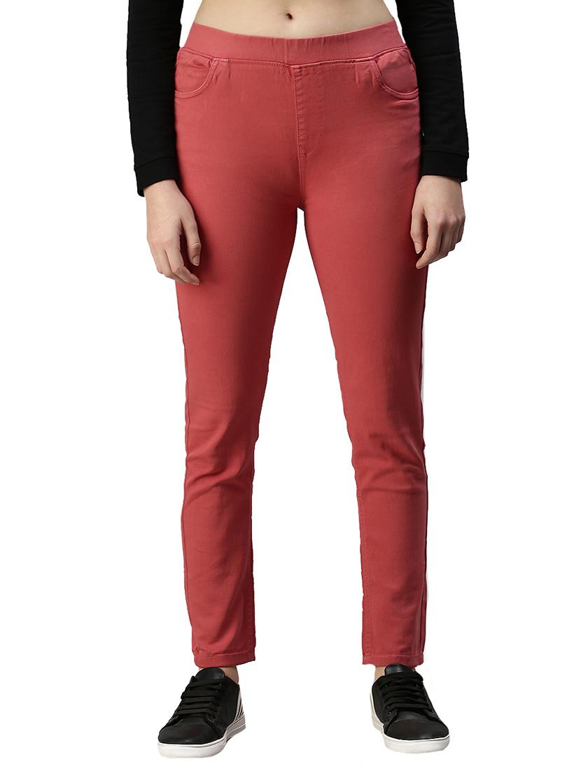 women solid mid rise slim fit jegging - 21935952 - Zoom Image - 0