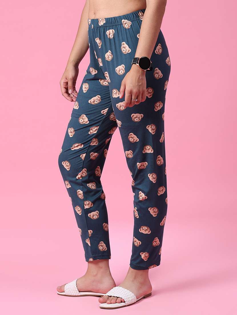 women printed mid rise pajama - 21936601 -  Standard Image - 1