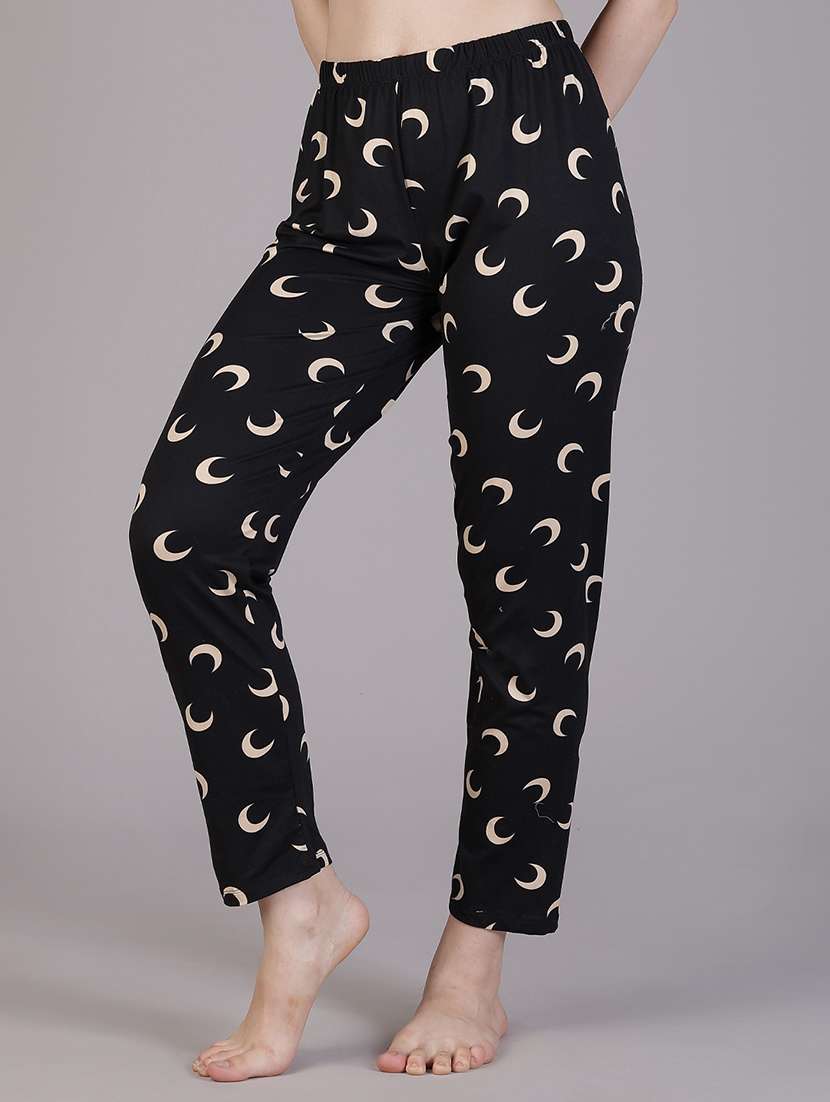 women printed mid rise pajama - 21936602 -  Standard Image - 1