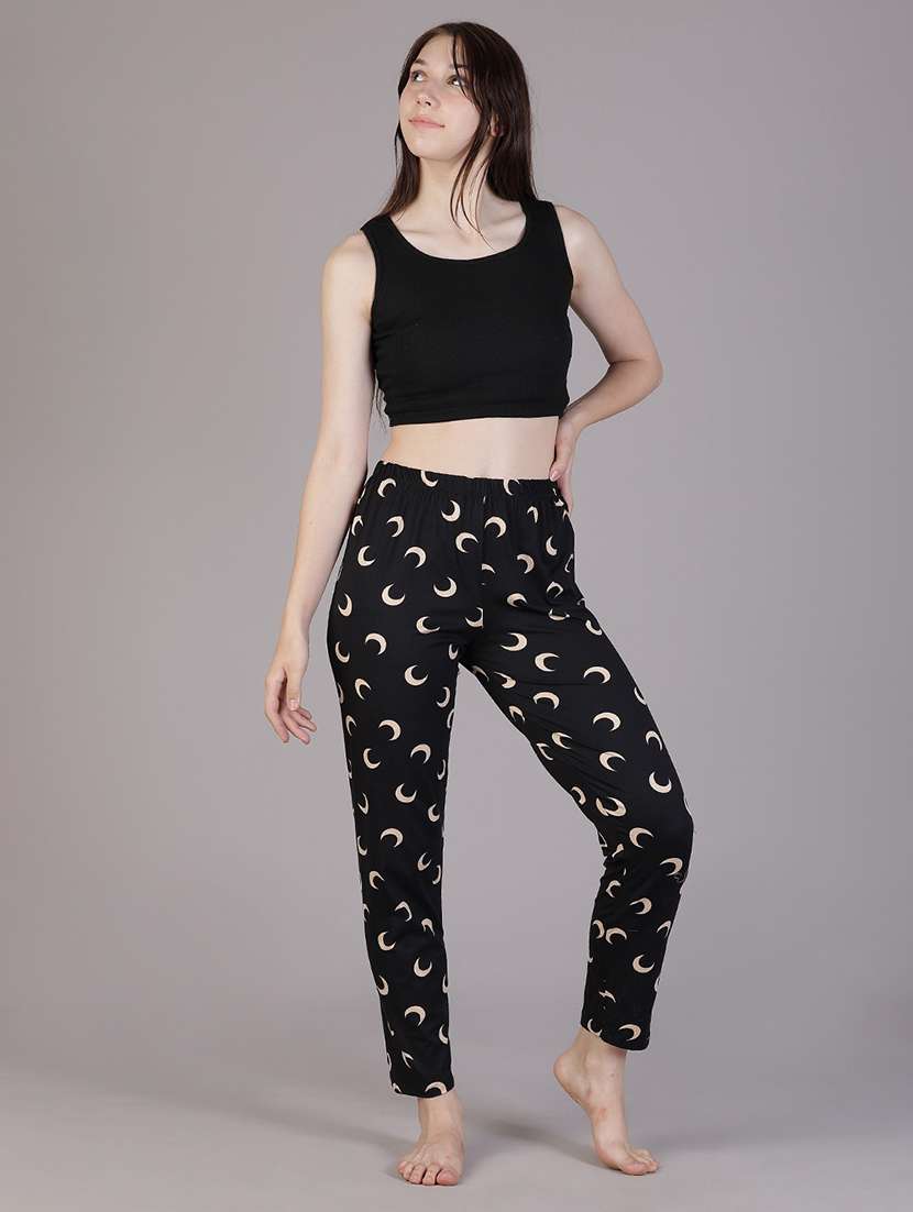 women printed mid rise pajama - 21936602 -  Standard Image - 4