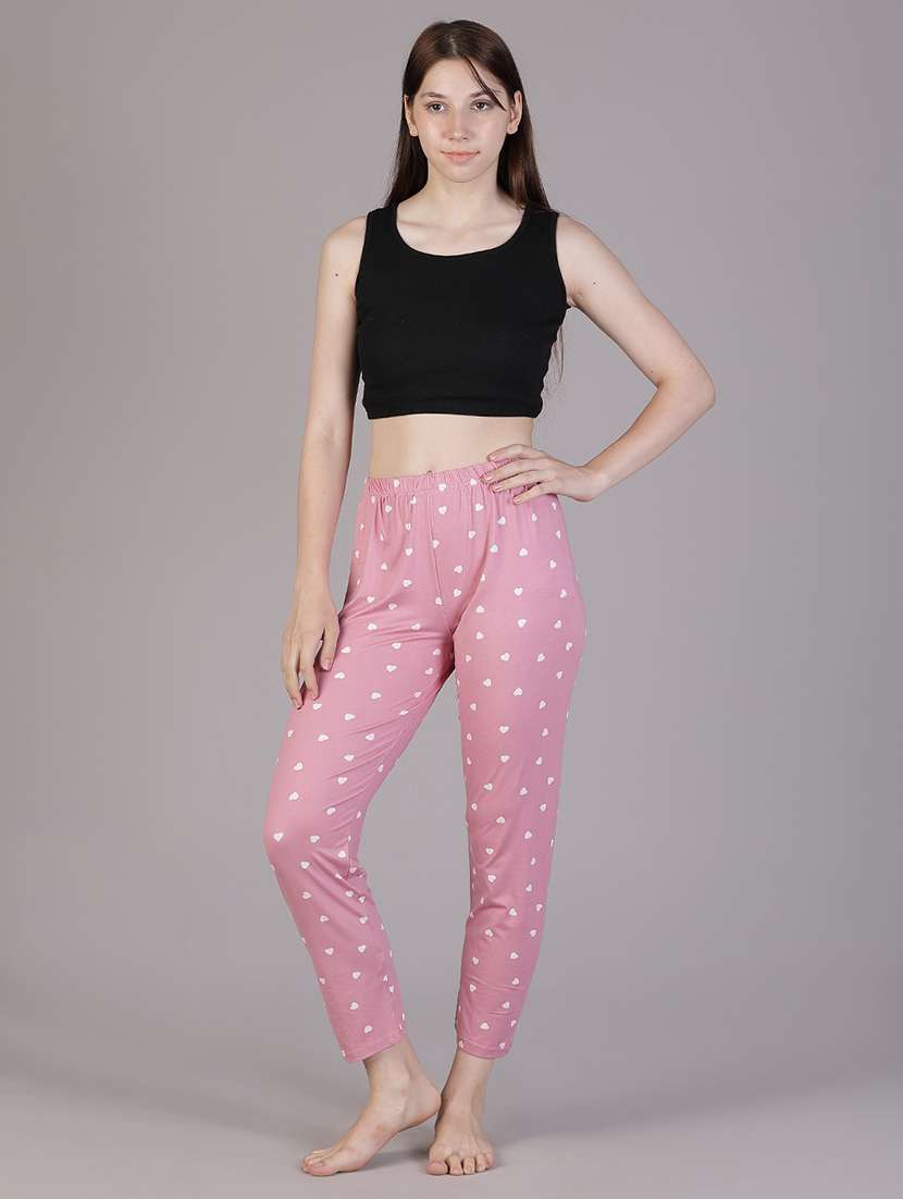 women printed mid rise pajama - 21936618 -  Standard Image - 4