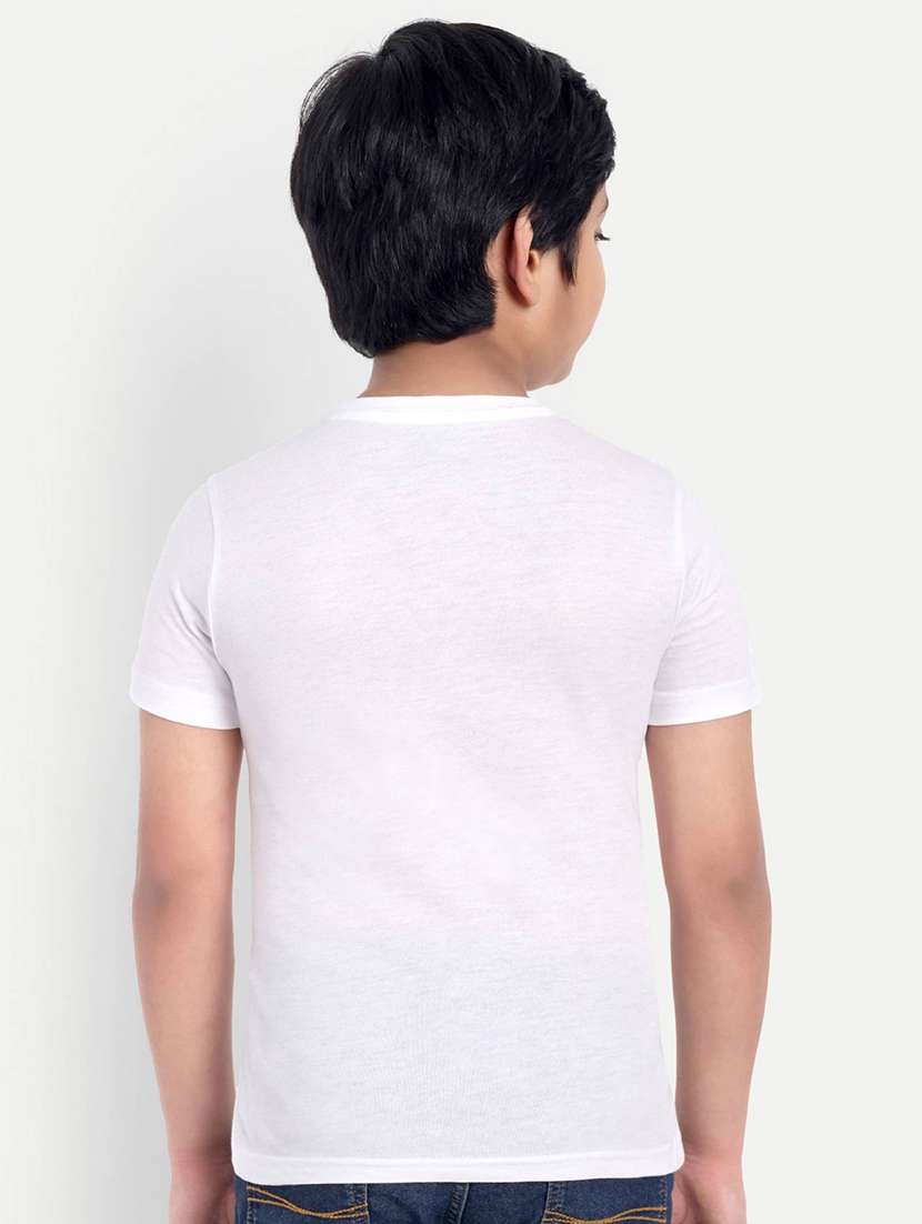 boys printed short sleeve regular fit t-shirt - 21936731 -  Standard Image - 4
