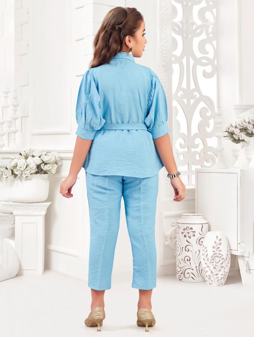 girls embroidered top & trouser co-ords set - 21938419 - Standard Image - 4