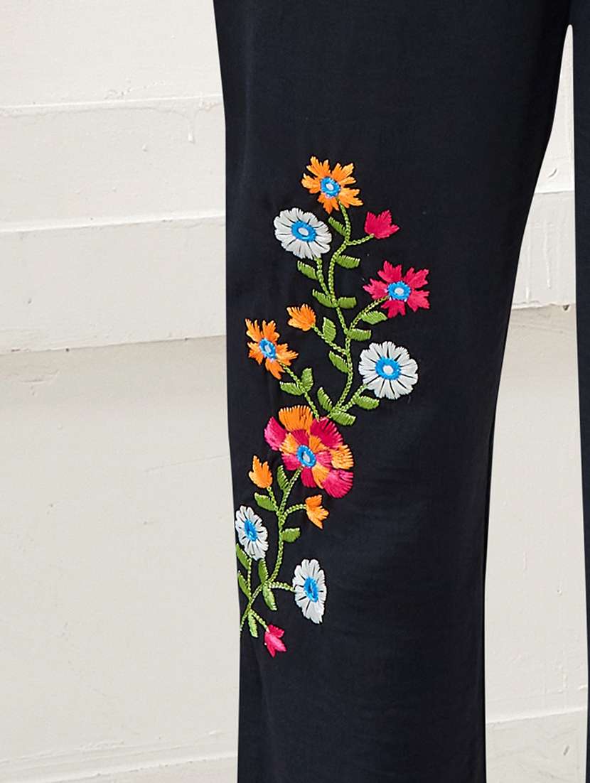 girls embroidered top & trouser co-ord set - 21938429 - Standard Image - 6