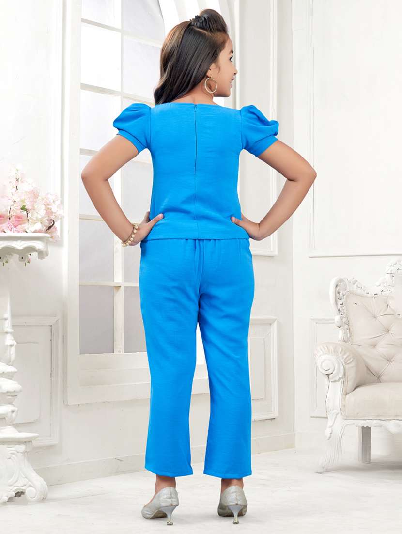 Girls Embroidered Top & Trouser Co-ord Set - 21938430 -  Standard Image - 4