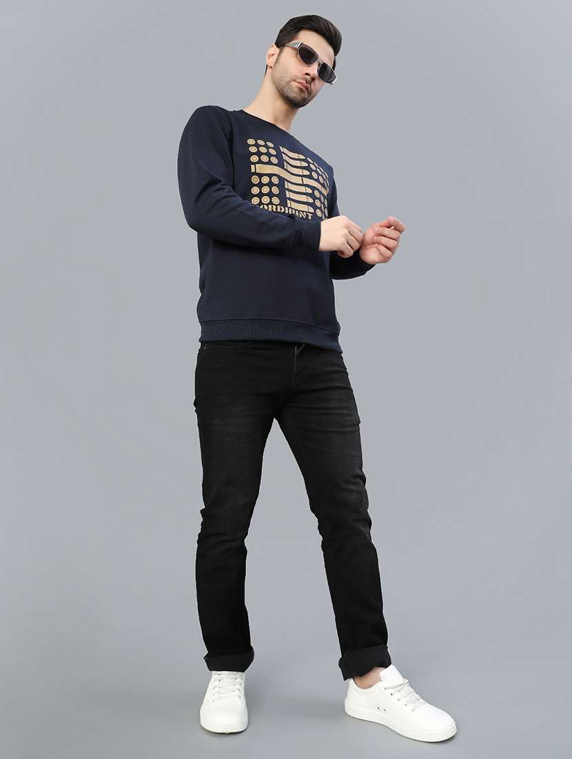 men printed long sleeve sweatshirt - 21938601 -  Standard Image - 4