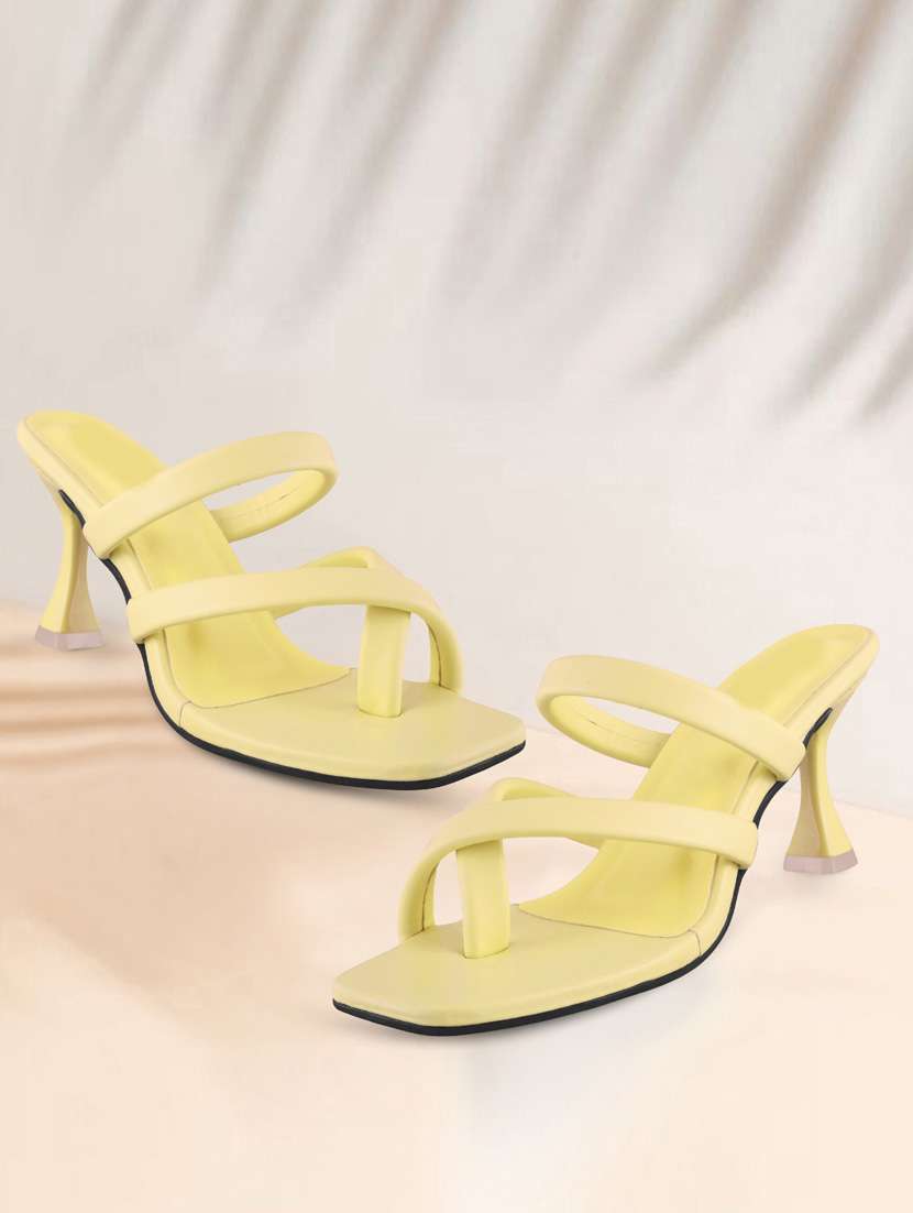 women yellow slip on sandal - 21939315 - Zoom Image - 0