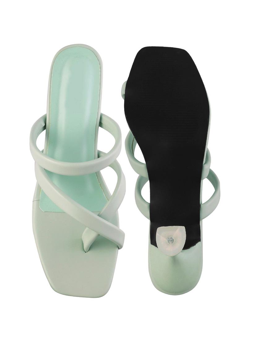 women solid slip on sandal - 21939316 - Standard Image - 4