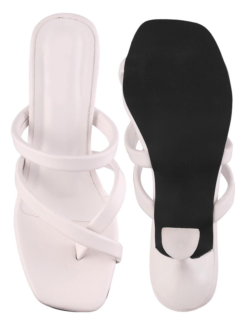 women solid slip on sandal - 21939317 - Standard Image - 4