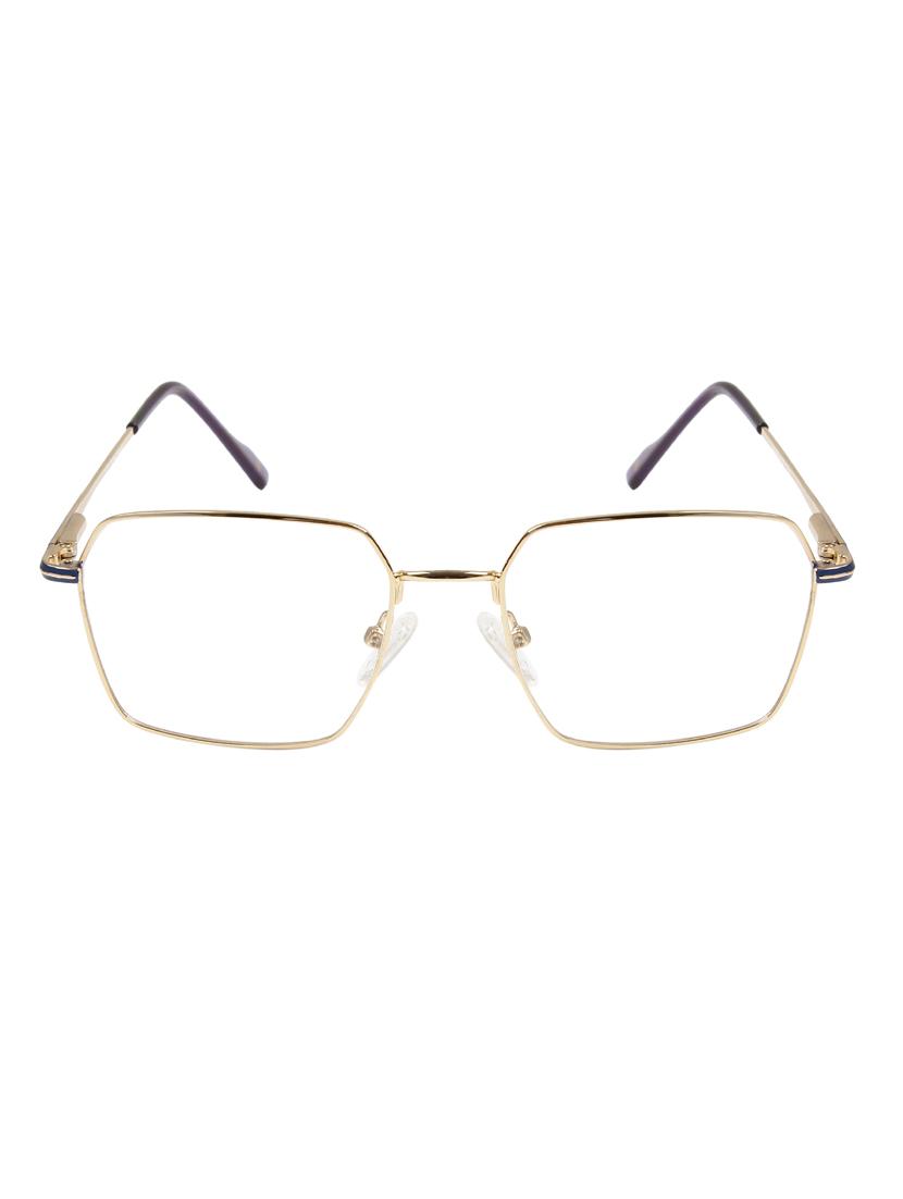 ted smith unisex gold square shape metal frame - 21939348 - Standard Image - 1