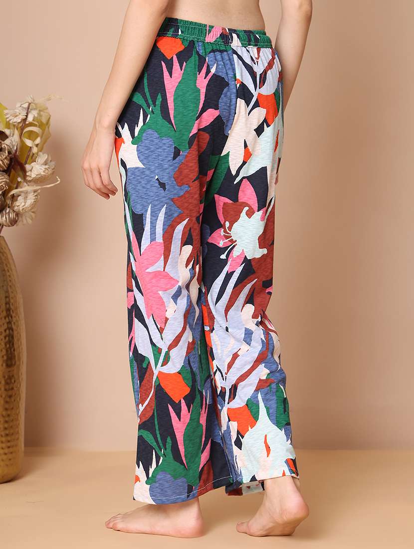 women printed mid rise full length pajama - 21939469 -  Standard Image - 4