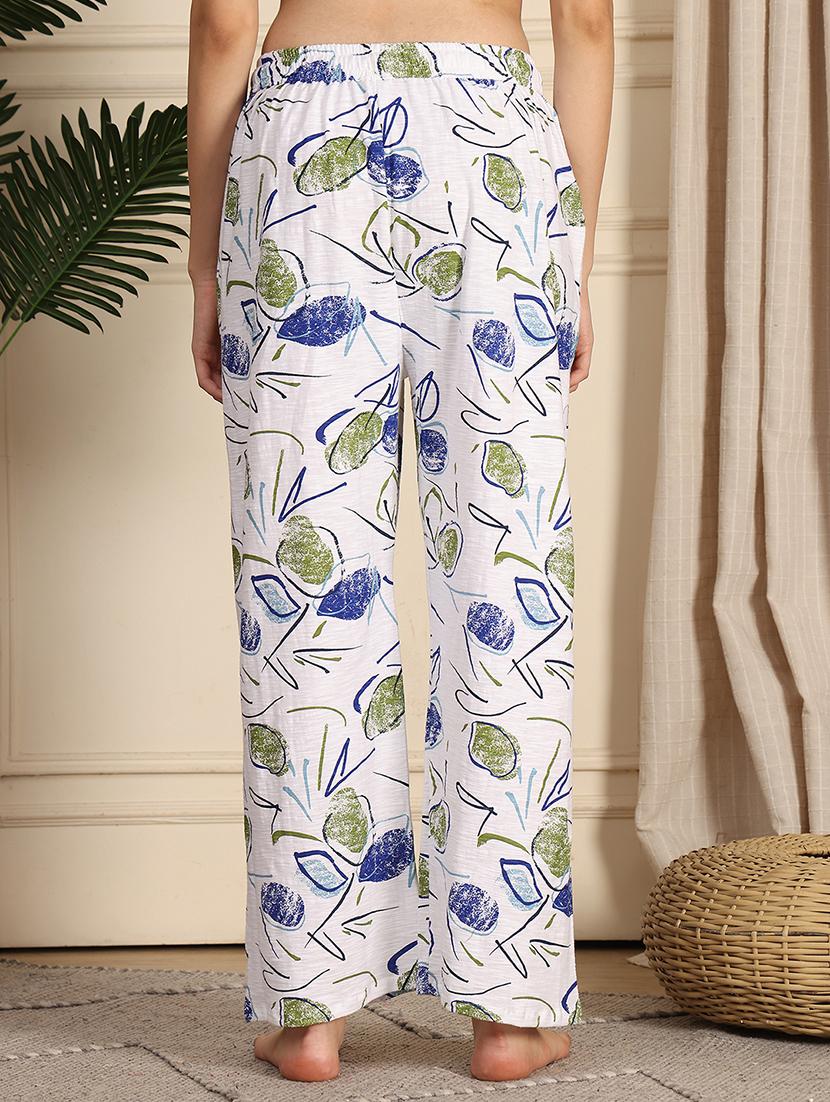 women printed mid rise full length pajama - 21939490 - Standard Image - 4