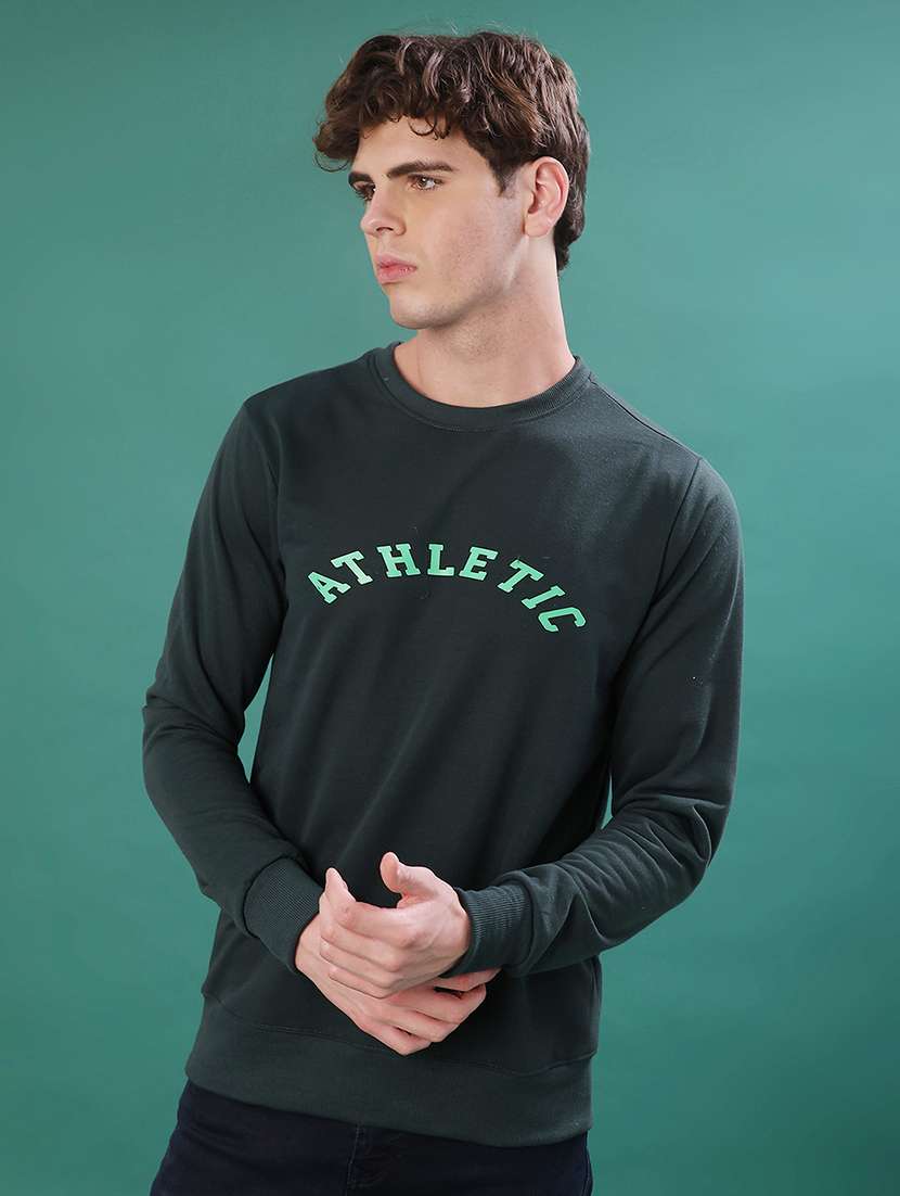 men printed long sleeve sweatshirt - 21939632 -  Standard Image - 1