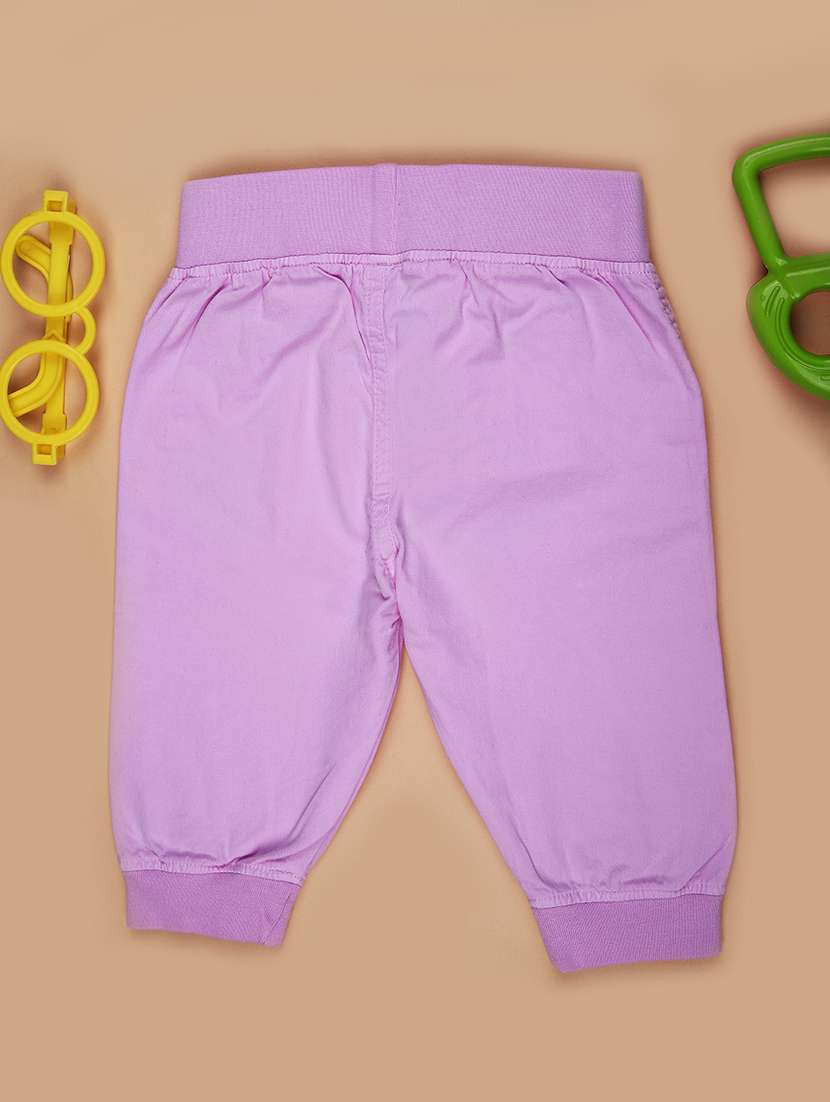 boys solid mid rise regular fit jogger - 21939665 -  Standard Image - 1