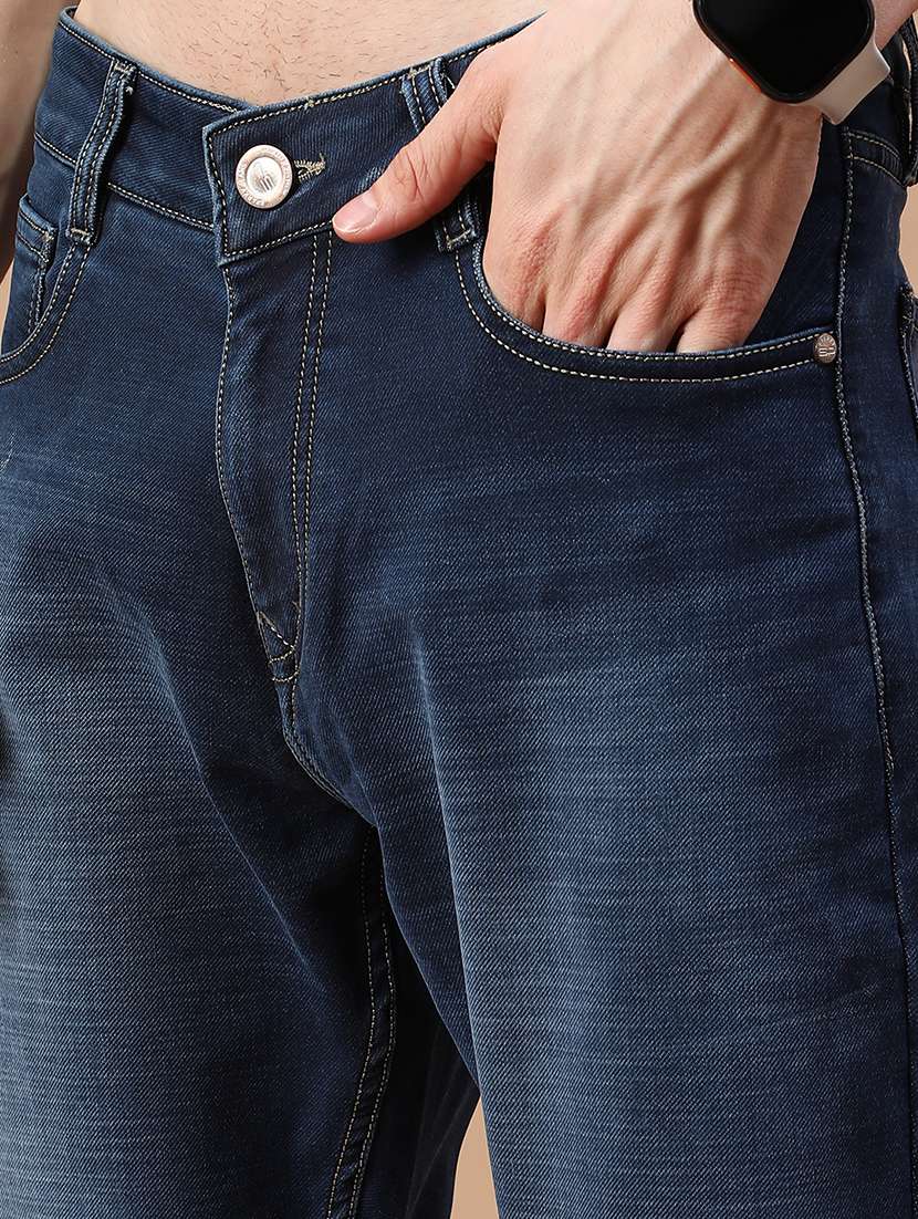 men washed mid rise full length jean - 21939670 -  Standard Image - 4