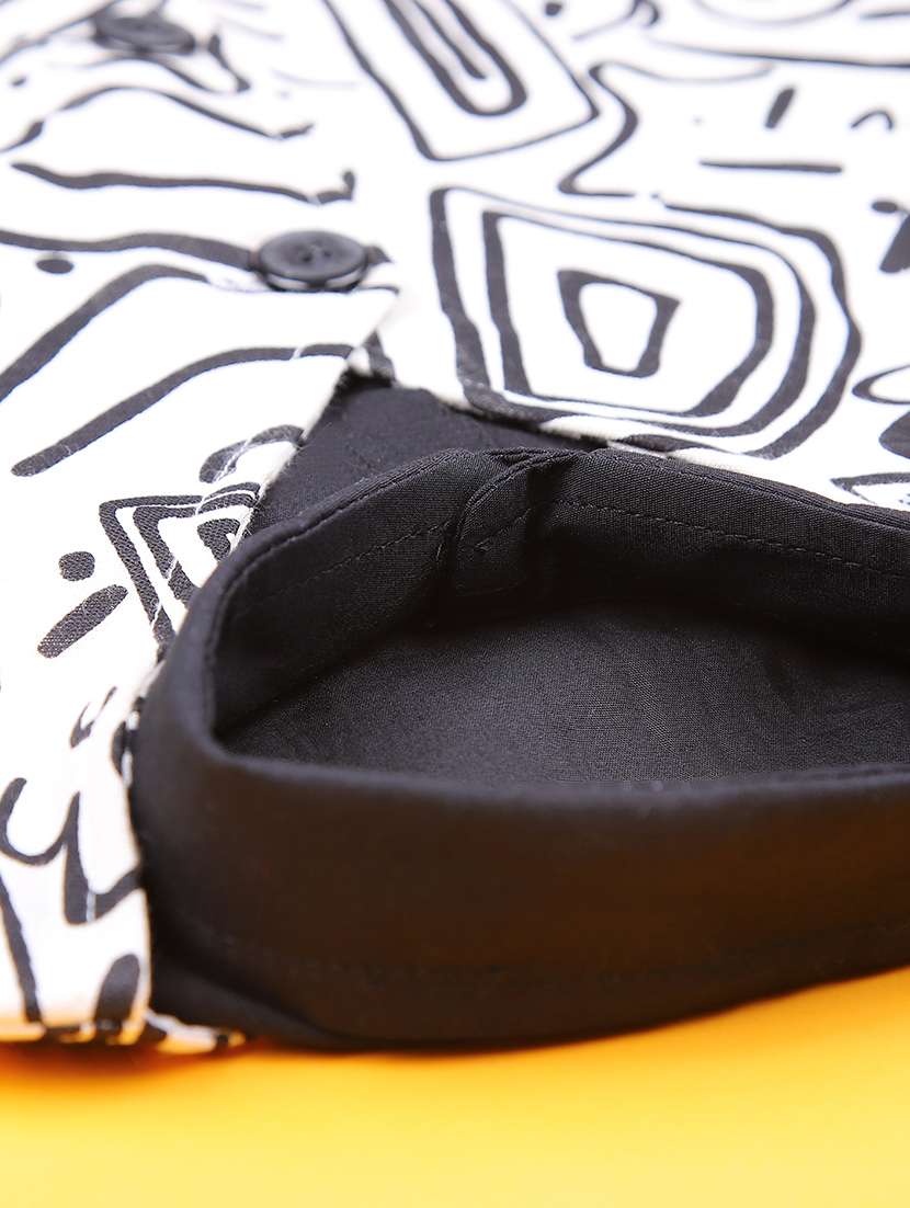 boys printed long sleeve shirt & trouser twin set - 21939703 -  Standard Image - 4