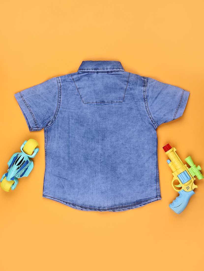 boys solid short sleeve regular fit t-shirt - 21939856 -  Standard Image - 1