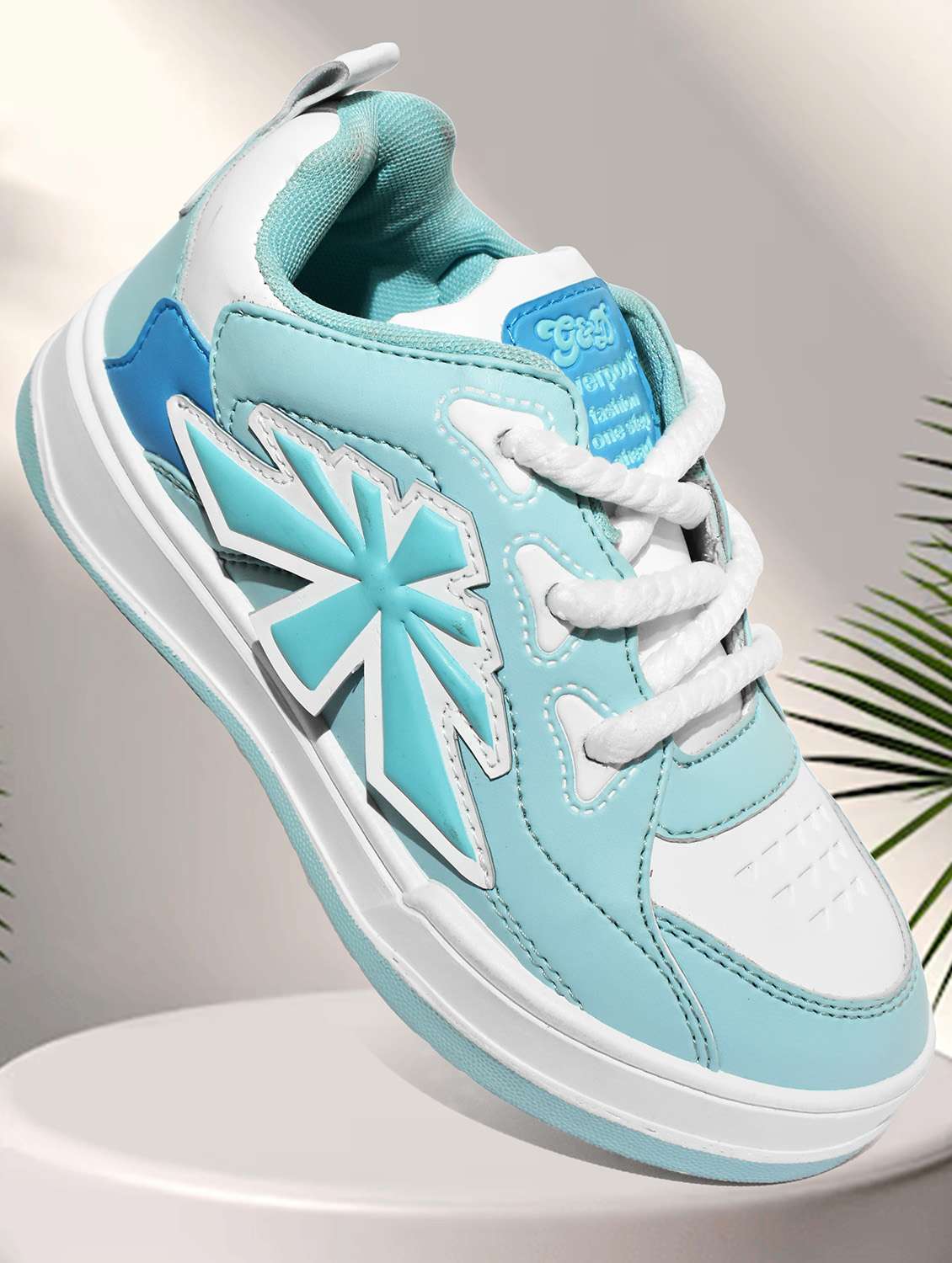 unisex color block lace up sneakers 