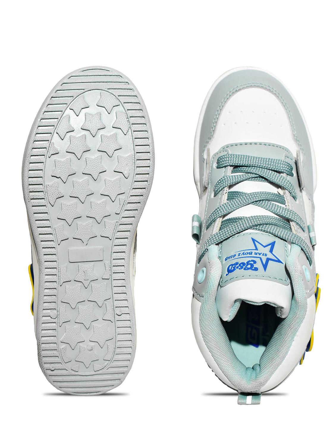 unisex color block lace up sneakers - 21940023 - Standard Image - 4
