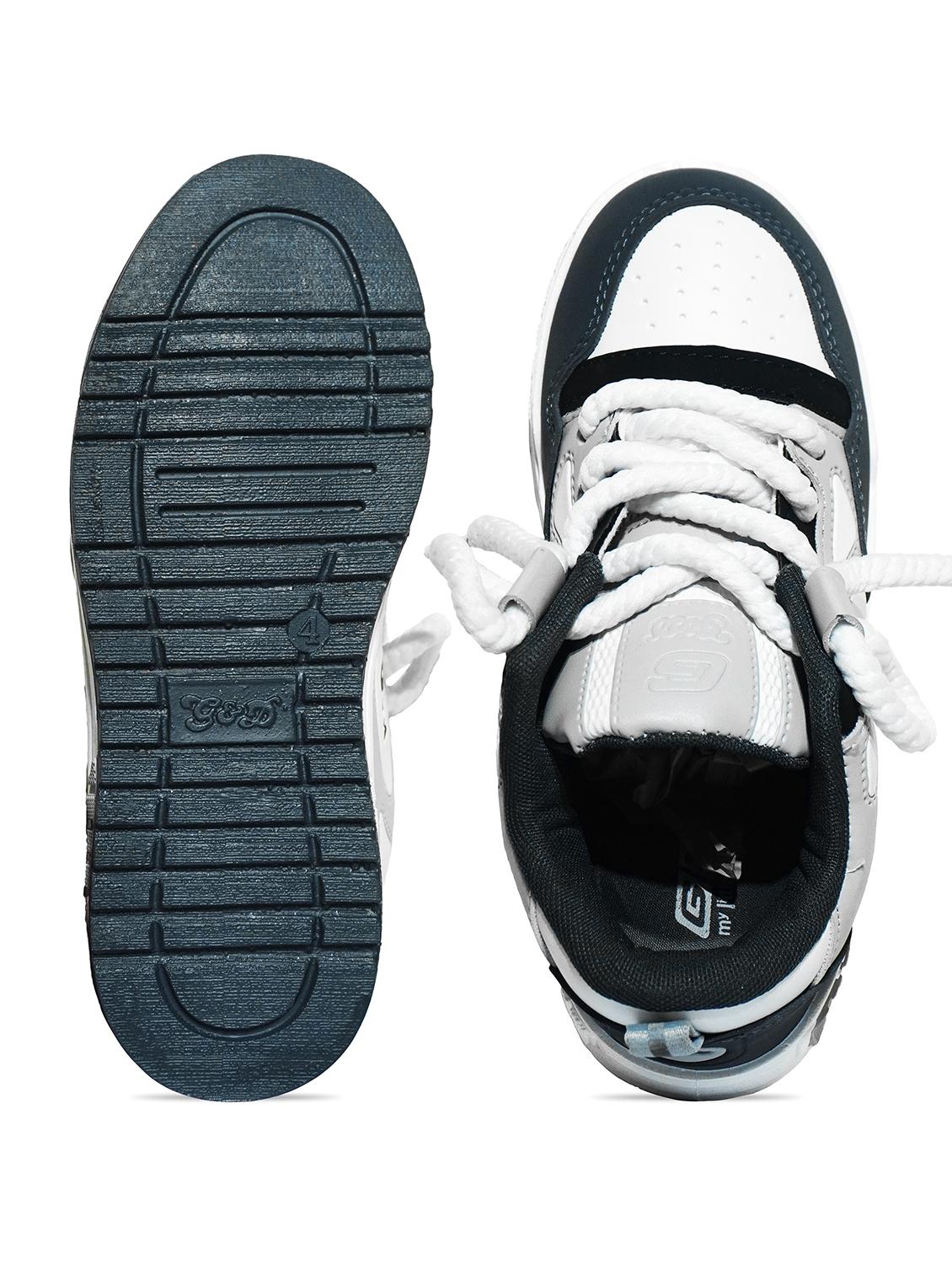 unisex color block lace up sneakers - 21940026 - Standard Image - 4