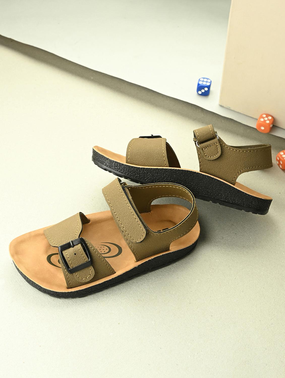 boys solid velcro closure floaters