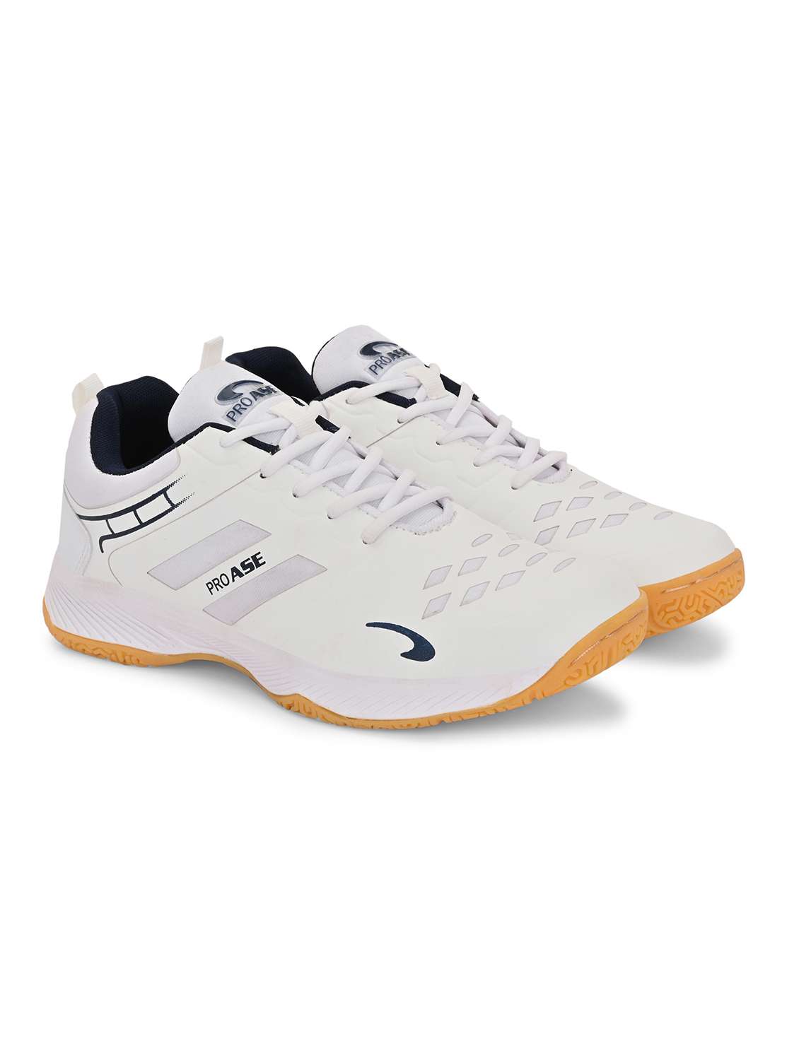 men white lace up sport shoe - 21940298 -  Standard Image - 1