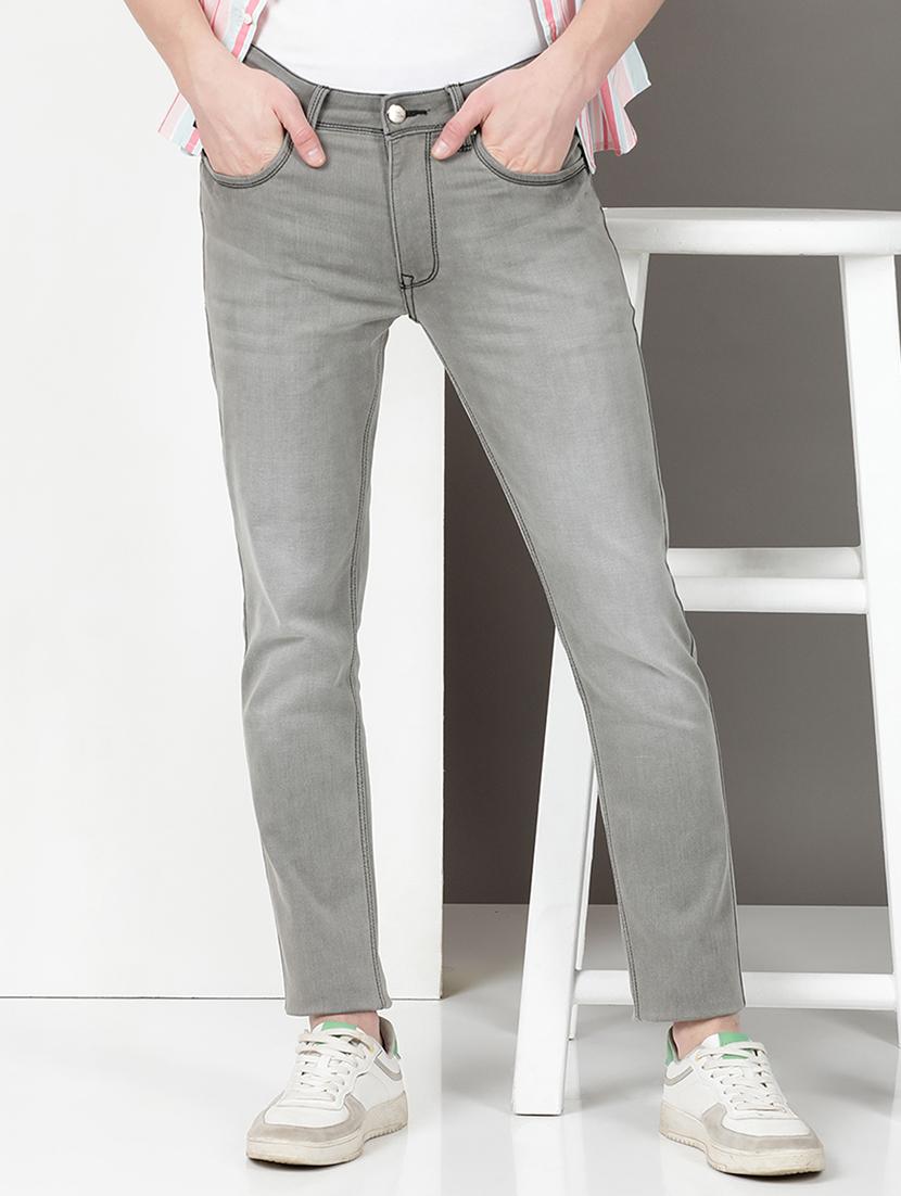 men washed mid rise full length jeans - 21940439 - Zoom Image - 0
