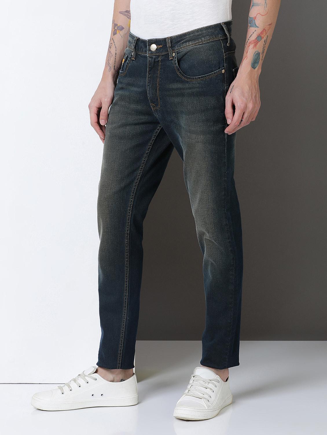 men mid rise full length denim jeans - 21940443 - Standard Image - 1