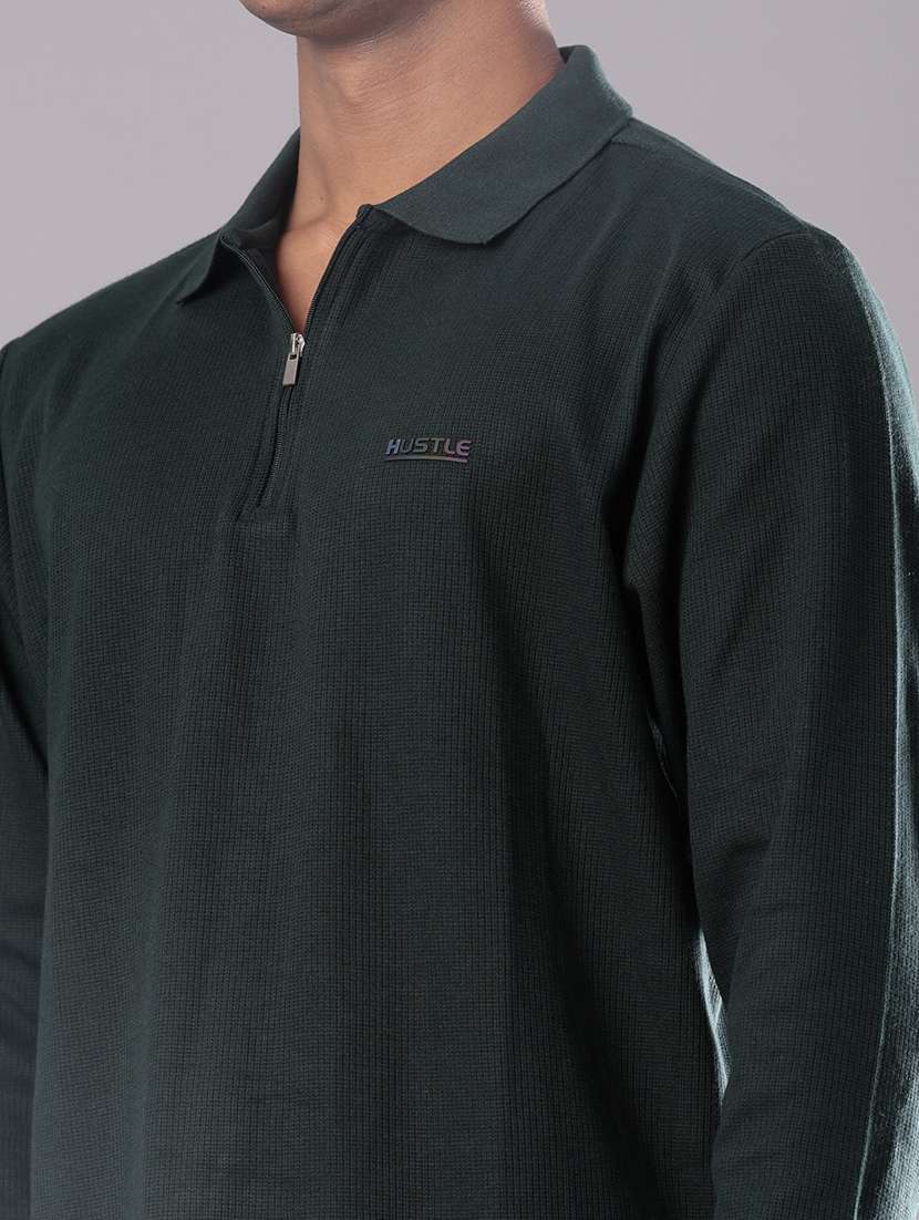 men self design long sleeve regular fit t-shirt - 21940483 -  Standard Image - 4