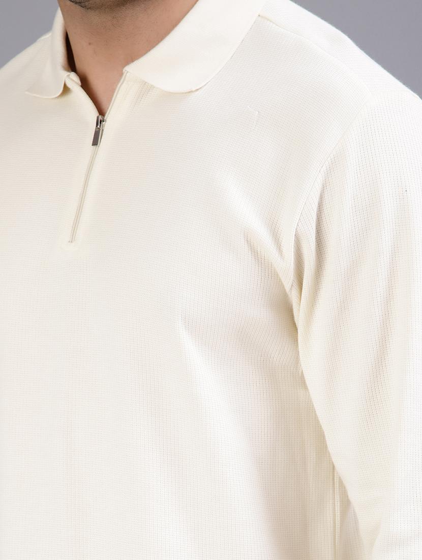 men solid long sleeve regular fit polo t-shirt - 21940484 - Standard Image - 4