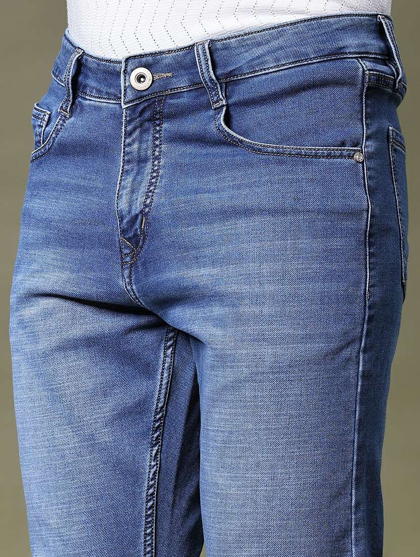 men washed mid rise full length jean - 21940510 -  Standard Image - 4