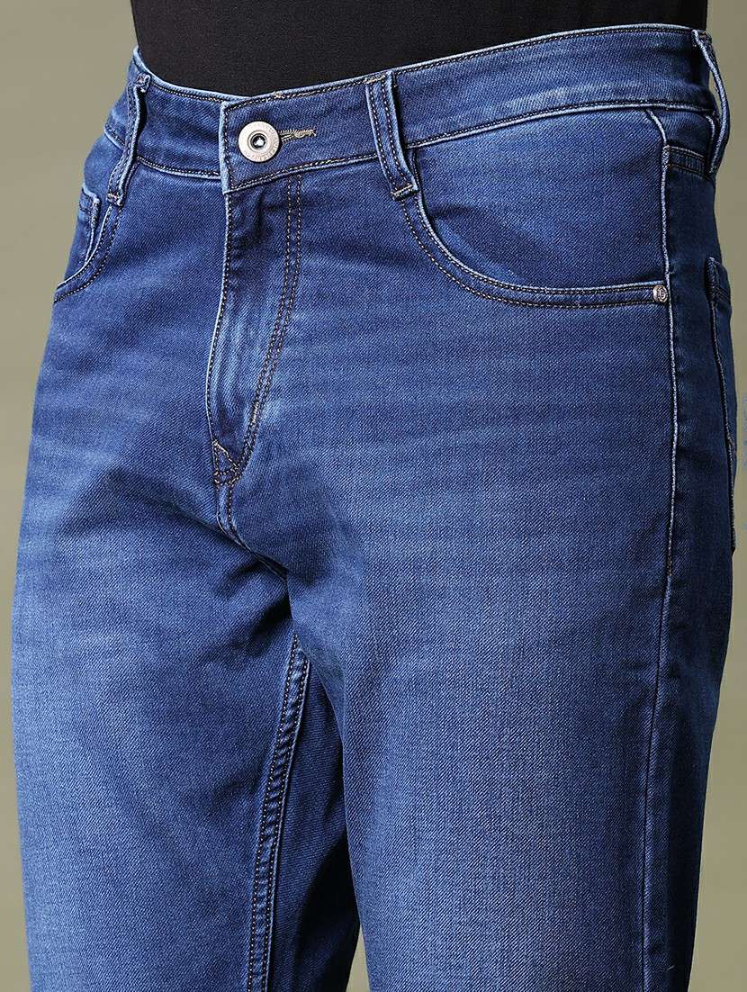 men washed mid rise full length jean - 21940545 -  Standard Image - 4
