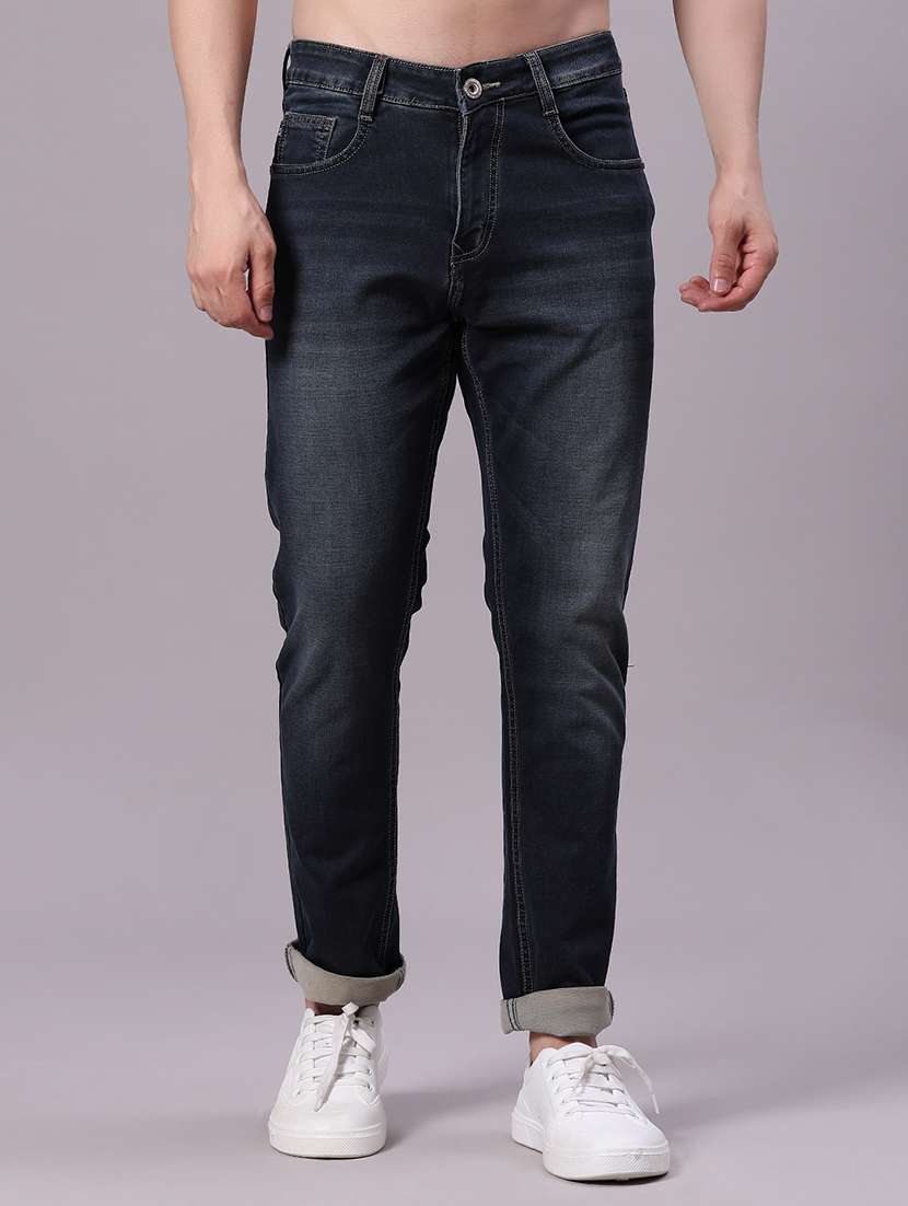 men washed mid rise full length jean - 21940549 -  Standard Image - 1