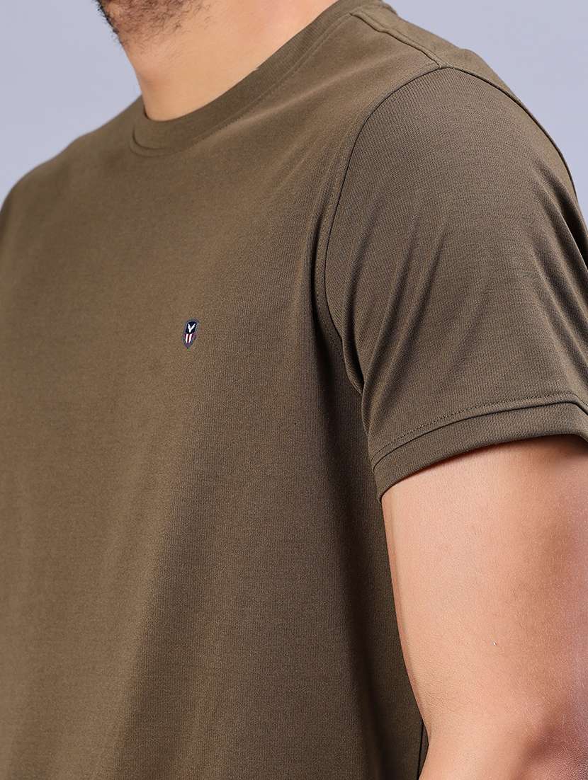 men solid short sleeve loose fit t-shirt - 21940556 -  Standard Image - 4