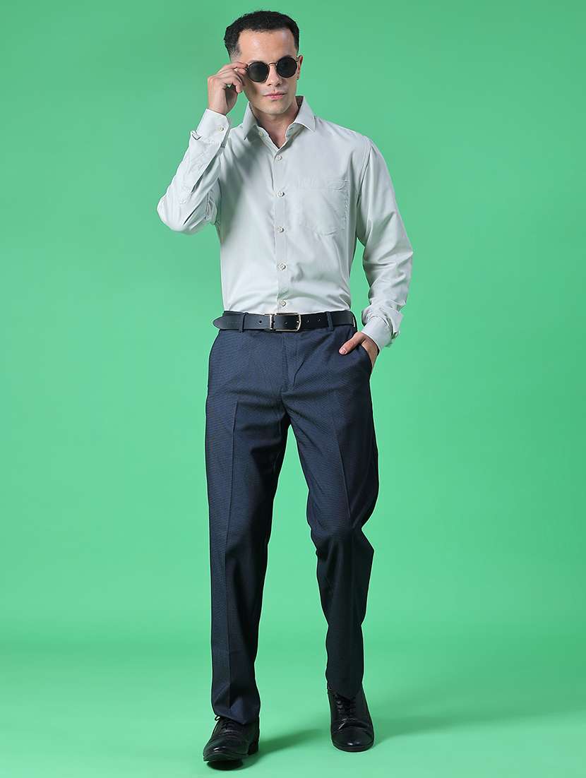 men solid collared long sleeve shirt - 21940621 -  Standard Image - 4