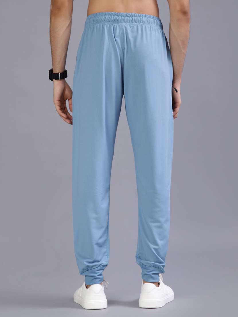 men solid mid rise regualr fit jogger - 21940708 -  Standard Image - 4