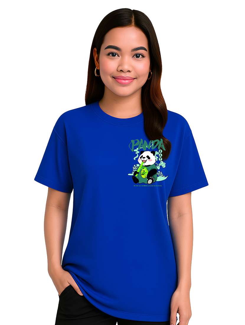 women printed short sleeve loose fit t-shirt - 21940766 -  Standard Image - 1