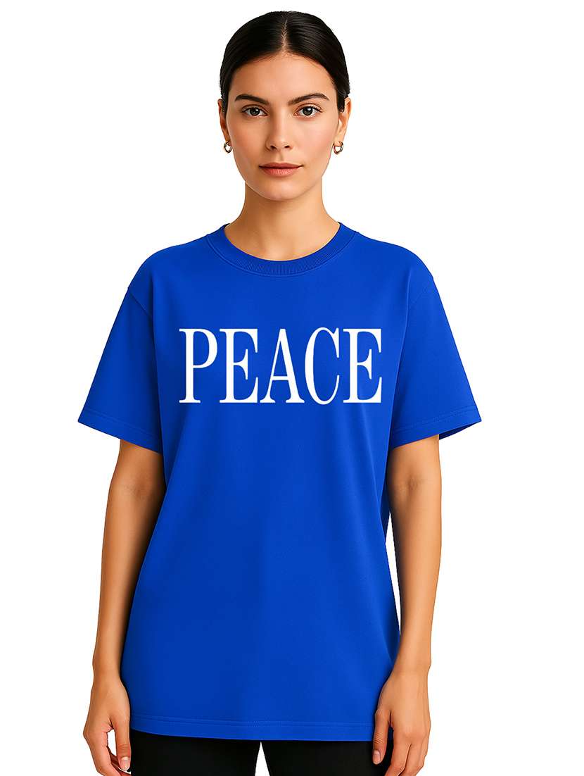 women graphic short sleeve oversized t-shirt - 21940768 -  Standard Image - 1