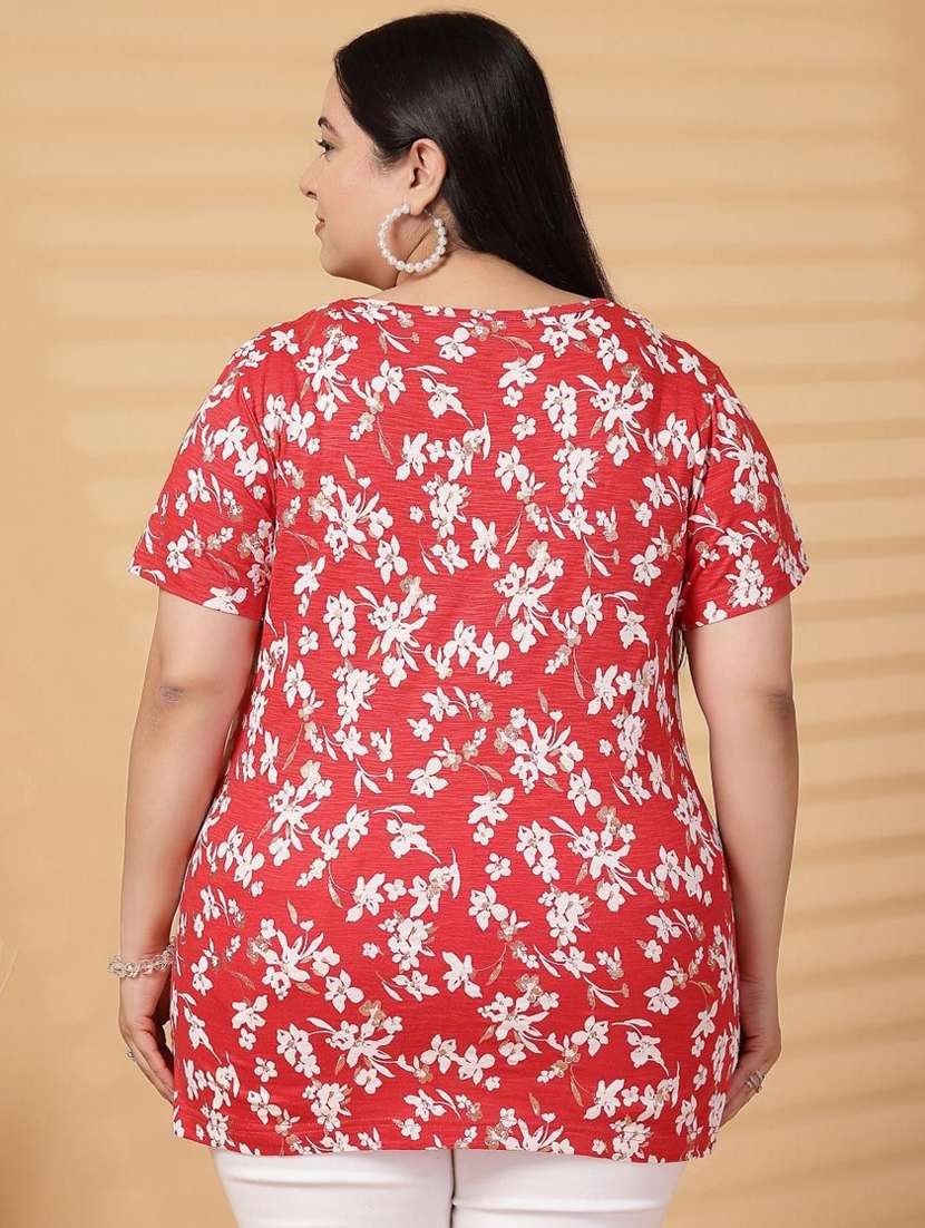 women plus size printed short sleeve t-shirt - 21940832 -  Standard Image - 4