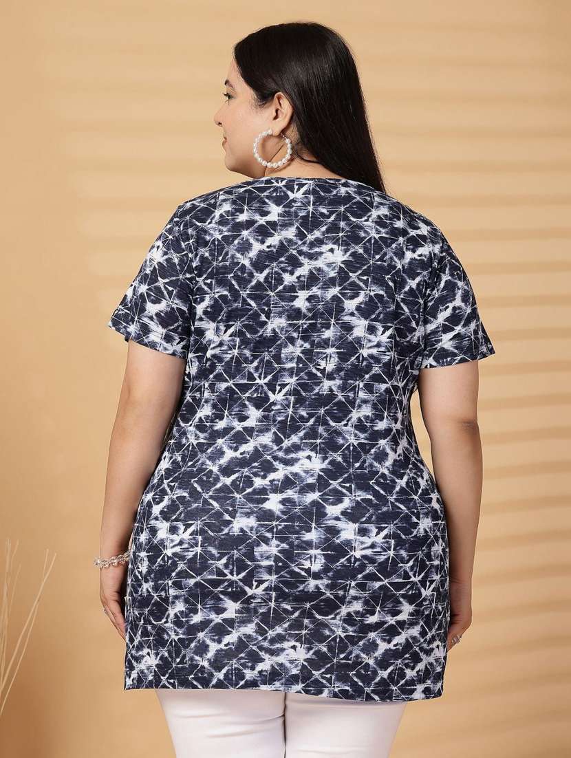 women plus size printed short sleeve t-shirt - 21940833 -  Standard Image - 4