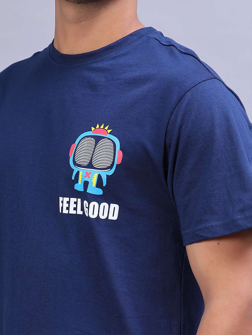 men printed short sleeve regular fit t-shirt - 21941129 -  Standard Image - 4