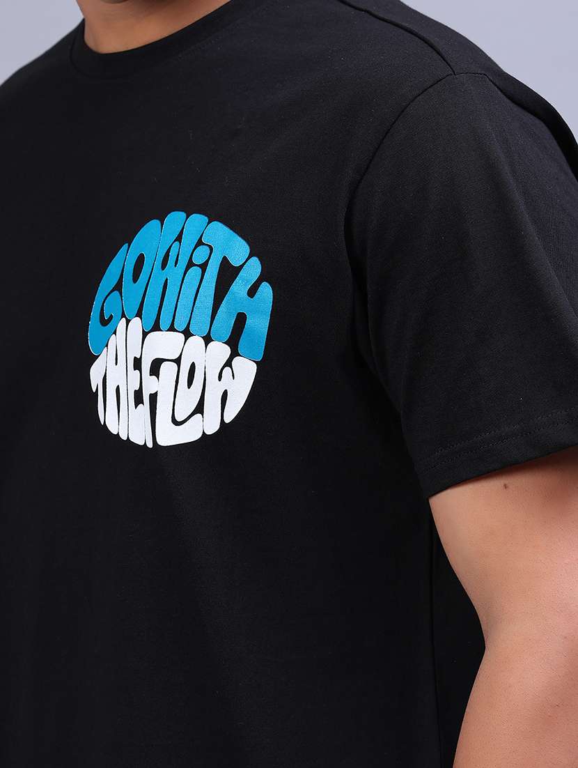 men printed short sleeve regular fit t-shirt - 21941130 -  Standard Image - 4