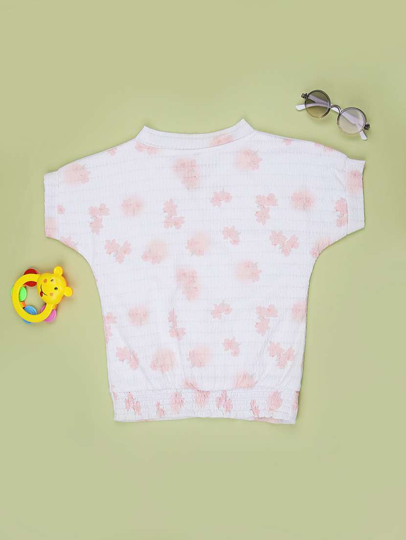 girls floral printed short sleeve top - 21941233 -  Standard Image - 1