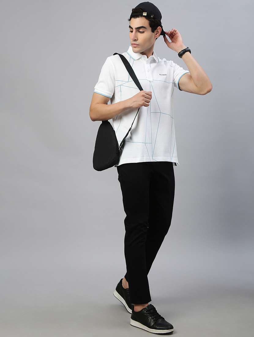 men solid mid rise flat front casual chinos  - 21941378 -  Standard Image - 4