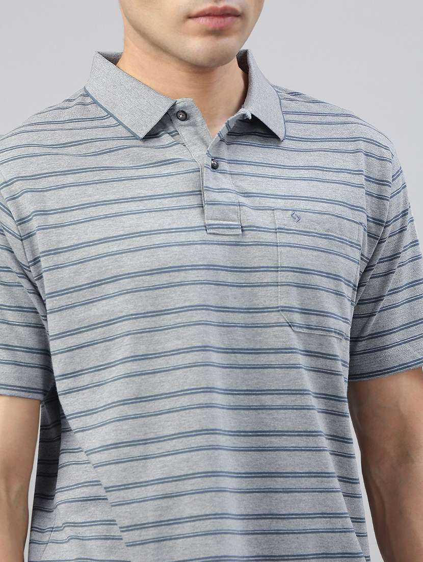 men printed short sleeve regular fit polo t-shirt - 21941393 - Standard Image - 4