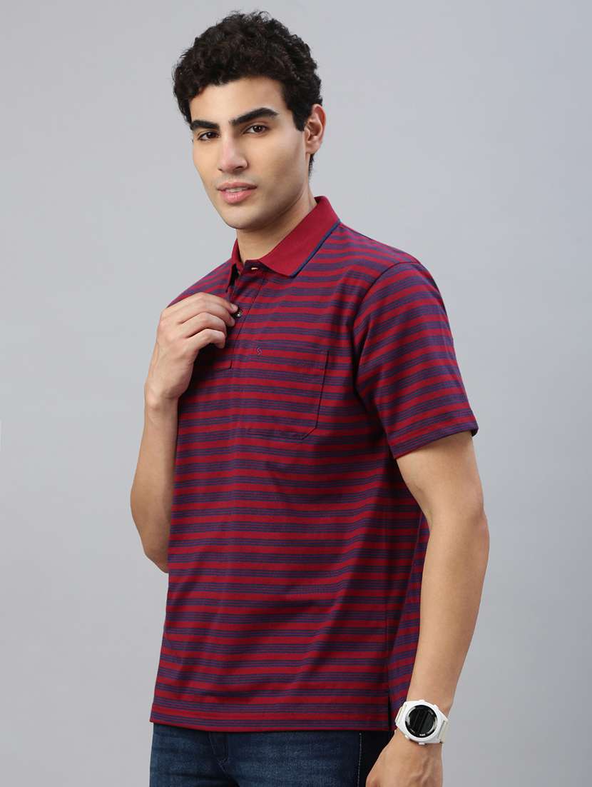 men printed short sleeve regular fit polo t-shirt - 21941395 -  Standard Image - 1