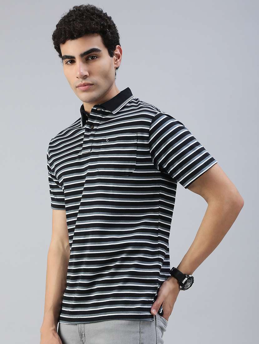 men printed short sleeve regular fit polo t-shirt - 21941397 -  Standard Image - 1