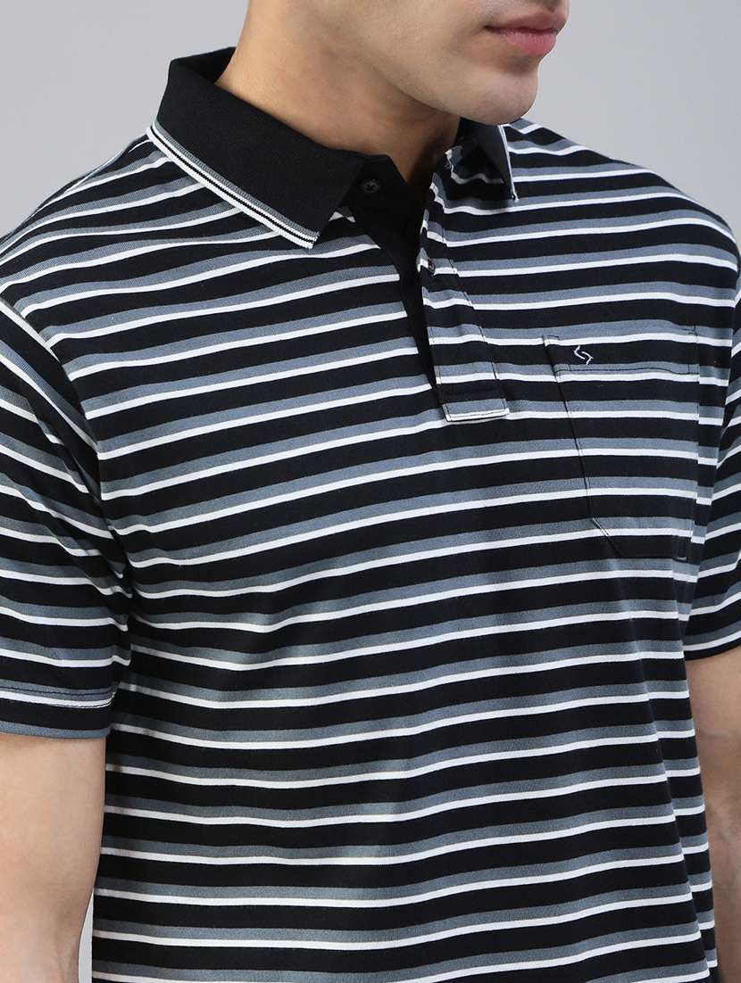 men printed short sleeve regular fit polo t-shirt - 21941397 -  Standard Image - 4