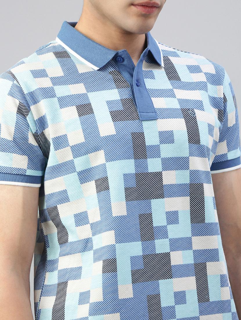 men printed short sleeve regular fit polo t-shirt - 21941402 - Standard Image - 4