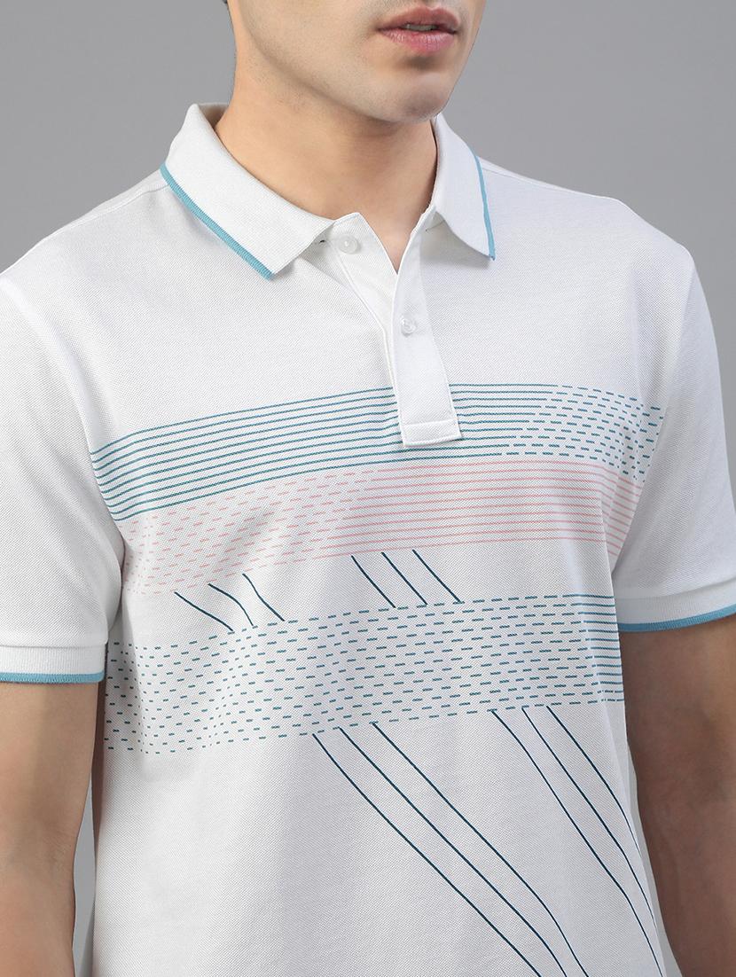 men printed short sleeve regular fit polo t-shirt - 21941409 - Standard Image - 4